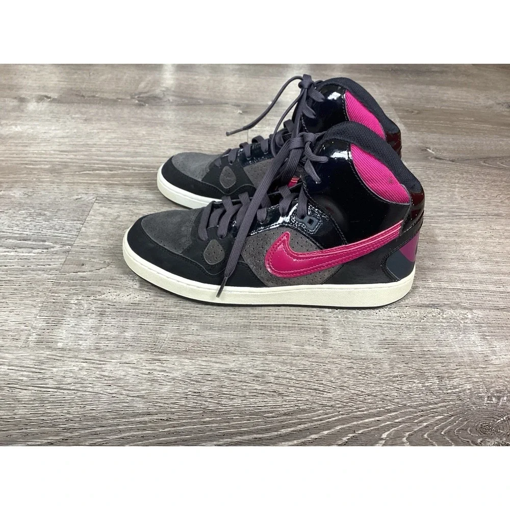 Nike Son Of Force Gray Black And Purple Womens Size 8 Shoes Sneakers 616303-005